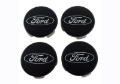 Picture of Ford Racing Ford Truck-SUV Black And Chrome Wheel Center Cap Kit