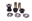 Picture of Energy Suspension Harley-Davidson FLH-FLT Stock Handlebar Bushing Set - Zinc Washers