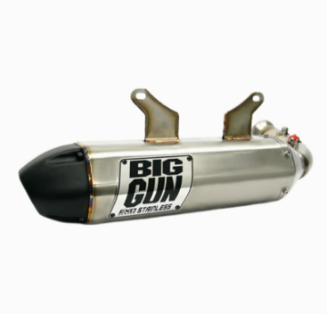 Picture of Big Gun 18-23 Yamaha WOLVERINE X4 EXO Stainless Slip On Exhaust