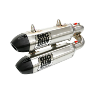 Picture of Big Gun 16-23 Polaris GENERAL 1000 EXO Stainless Dual Full Syst Exhaust