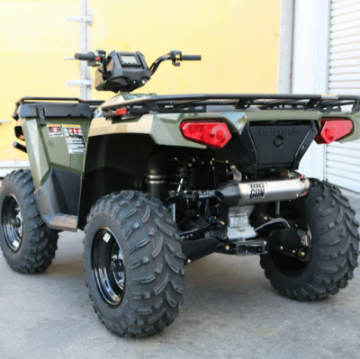 Picture of Big Gun 16-23 Polaris SPORTSMAN 450 EXO Stainless Slip On Exhaust