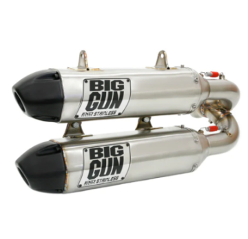 Picture of Big Gun 2014 Polaris RZR XP 1000-RZR XP 4 1000 EXO Stainless Dual Slip On Exhaust