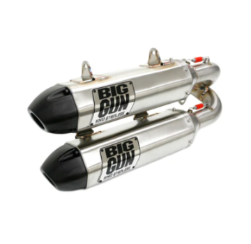 Picture of Big Gun 16-21 Polaris RZR XP TURBO-S EXO Stainless Dual Slip On Exhaust