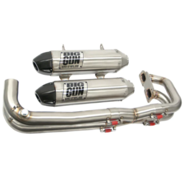 Picture of Big Gun 18-22 Polaris RZR RS1 EXO Stainless Dual Full Syst Exhaust