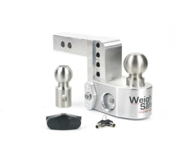 Picture of Weigh Safe 4in Drop Hitch w-Built-In Scale & 2in Shank 10K-12-5K GTWR - Aluminum