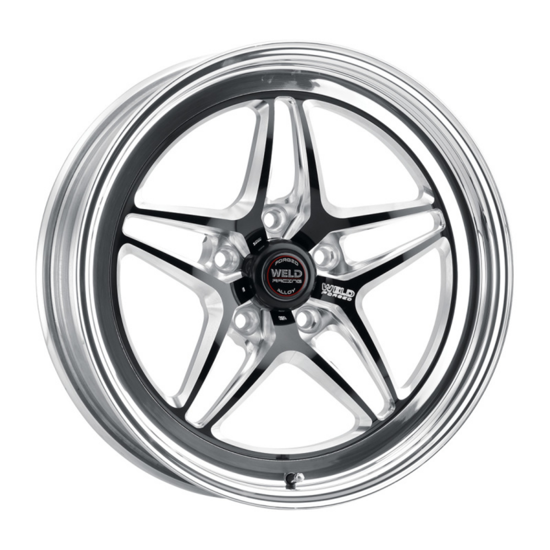 Picture of Weld S81 18x10 - 5x115 BP - 6-6in BS Black Wheel High Pad - Non-Beadlock