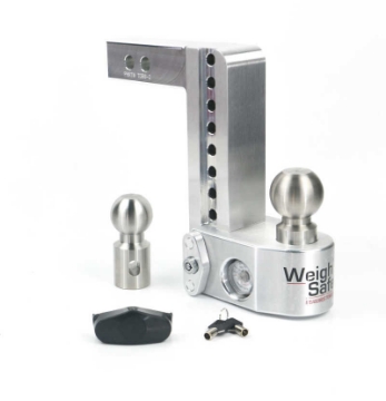 Picture of Weigh Safe 8in Drop Hitch w-Built-in Scale & 2in Shank 10K-12-5K GTWR - Aluminum