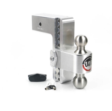 Picture of Weigh Safe 180 Hitch 8in Drop Hitch & 3in Shank 10K-21K GTWR - Aluminum