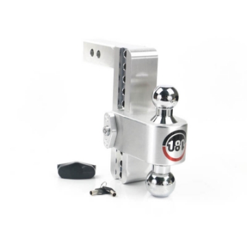 Picture of Weigh Safe 180 Hitch 8in Drop Hitch & 2in Shank 10K-12-5K GTWR - Aluminum