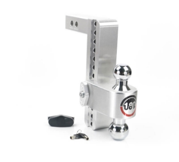 Picture of Weigh Safe 180 Hitch 10in Drop Hitch & 2in Shank 10K-12-5K GTWR - Aluminum
