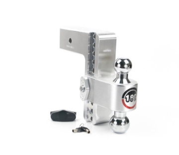 Picture of Weigh Safe 180 Hitch 8in Drop Hitch & 3in Shank 10K-21K GTWR - Aluminum