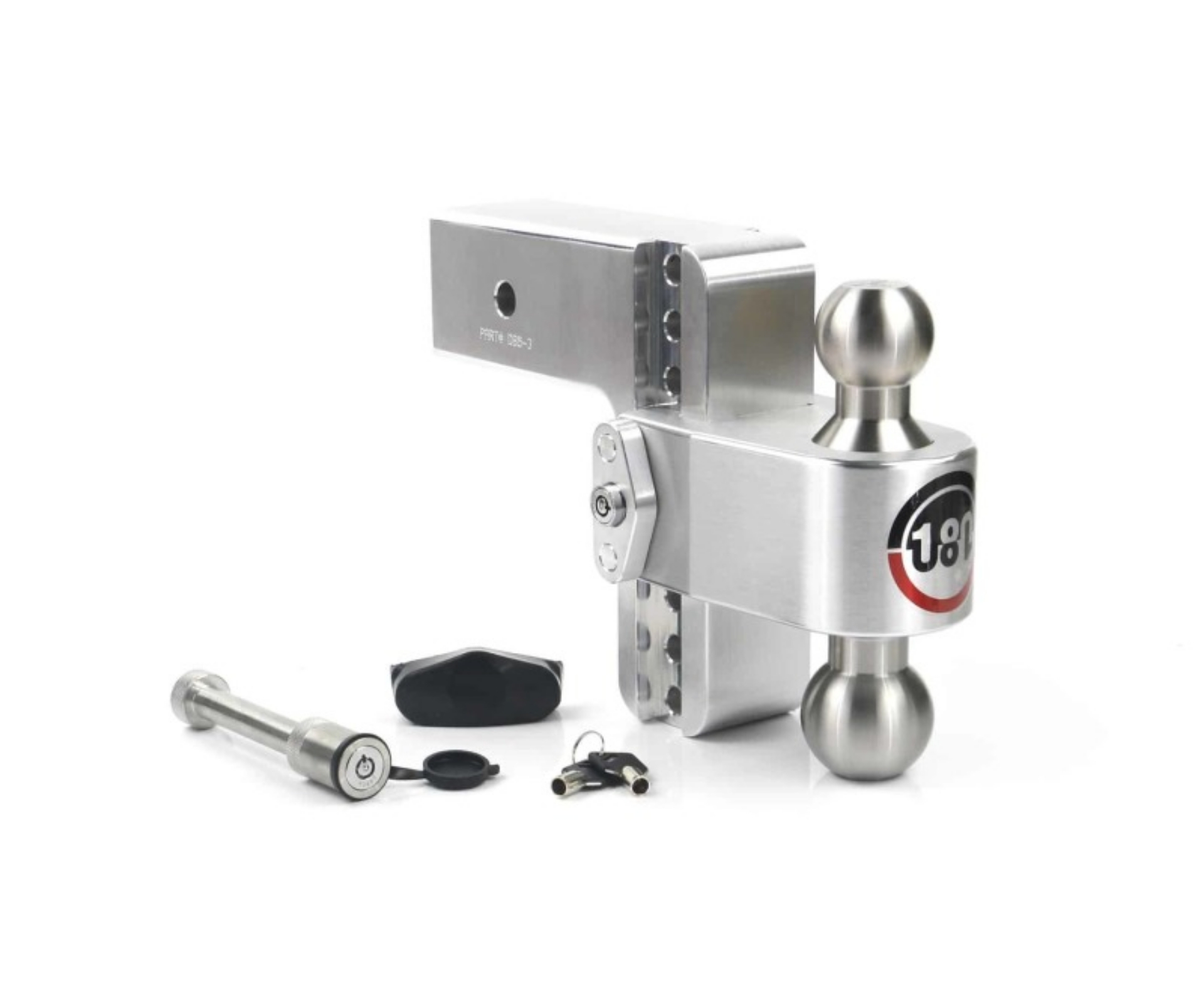 Picture of Weigh Safe 180 Hitch 6in Drop Hitch & 3in Shank 10K-21K GTWR w-WS05 - Aluminum
