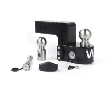 Picture of Weigh Safe 4in Drop Hitch w-Built-in Scale & 2-5in Shank 8K-18-5K GTWR w-WS05 - Black Cerakote