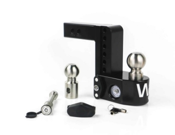 Picture of Weigh Safe 6in Drop Hitch w-Built-in Scale & 2in Shank 8K-12-5K GTWR w-WS05 - Black Cerakote