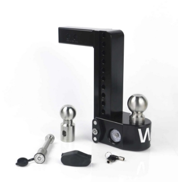 Picture of Weigh Safe 10in Drop Hitch w-Built-in Scale & 2in Shank 8K-12-5K GTWR w-WS05 - Black Cerakote