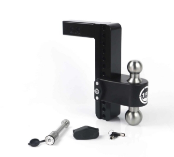 Picture of Weigh Safe 180 Hitch 10in Drop Hitch & 2in Shank 10K-12-5K GTWR w-WS05 - Black Cerakote
