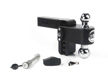 Picture of Weigh Safe 180 Hitch 4in Drop Hitch & 2in Shank 10K-12-5K GTWR w-WS05 - Black Cerakote