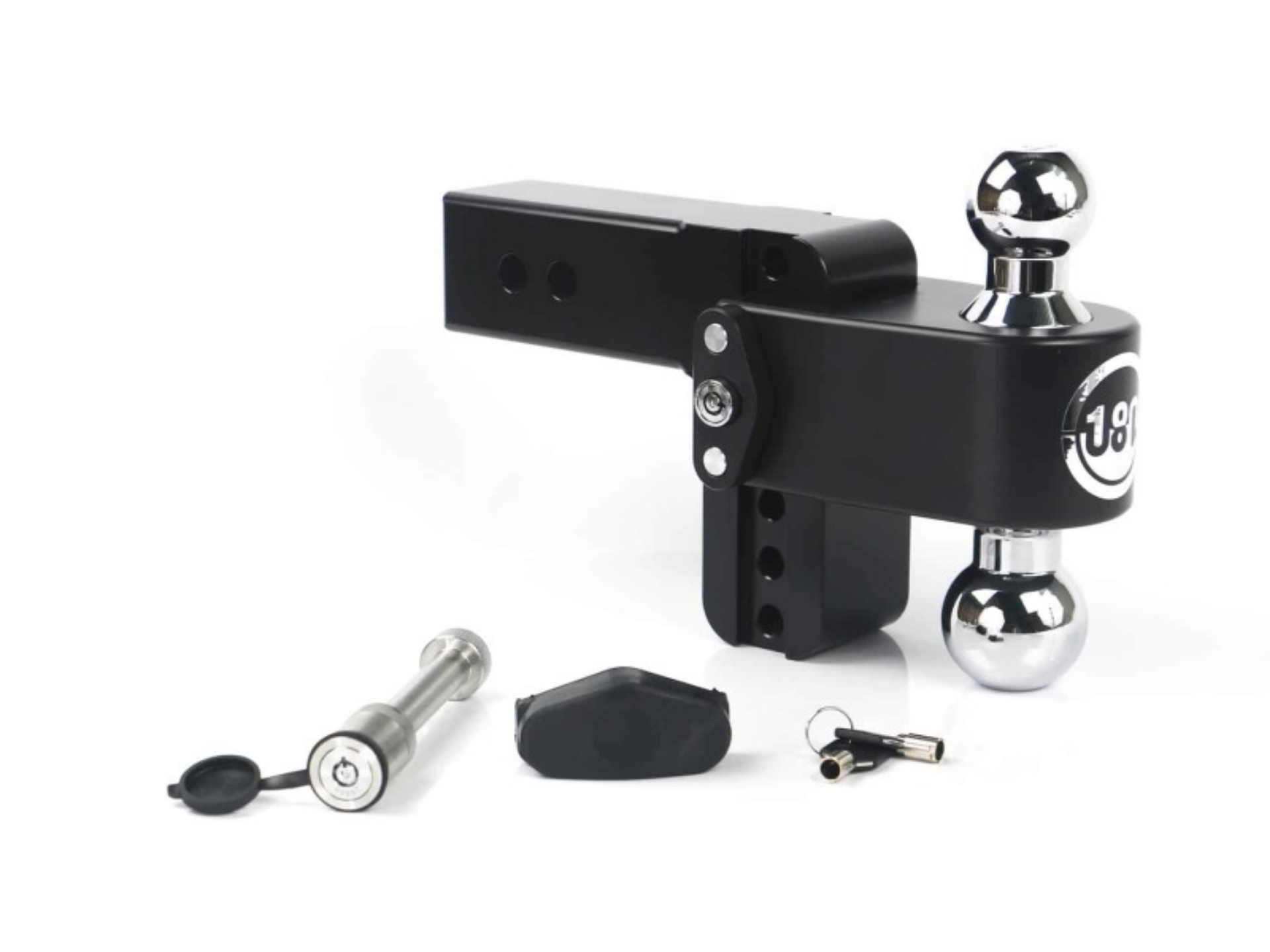 Picture of Weigh Safe 180 Hitch 4in Drop Hitch & 2-5in Shank 10K-18-5K GTWR w-WS05 - Black Cerakote