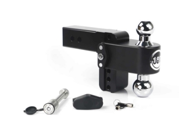 Picture of Weigh Safe 180 Hitch 4in Drop Hitch & 2-5in Shank 10K-18-5K GTWR w-WS05 - Black Cerakote