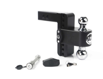 Picture of Weigh Safe 180 Hitch 6in Drop Hitch & 2in Shank 10K-12-5K GTWR w-WS05 - Black Cerakote