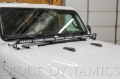 Picture of Diode Dynamics 18-21 Jeep JL Wrangler-Gladiator SS50 Hood LED Light Bar Kit - Amber Combo