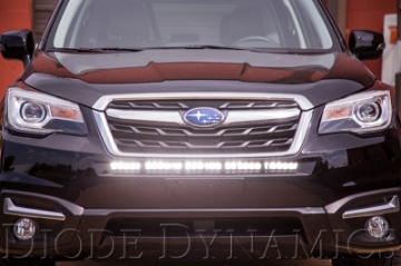Picture of Diode Dynamics 30 In LED Light Bar Single Row Straight - Amber Flood Each Stage Series