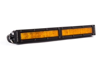 Picture of Diode Dynamics 12 In LED Light Bar Single Row Straight - Amber Wide Each Stage Series