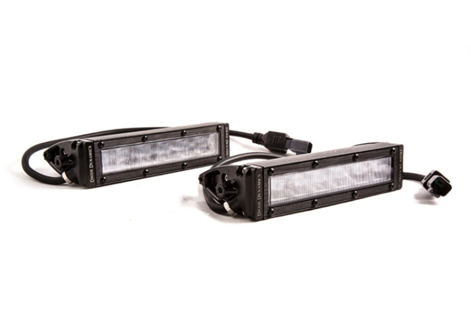 Picture of Diode Dynamics 6 In LED Light Bar Single Row Straight SS6 - White Wide Light Bar Pair