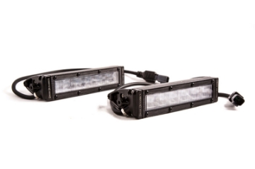 Picture of Diode Dynamics 6 In LED Light Bar Single Row Straight SS6 - White Wide Light Bar Pair