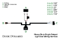 Picture of Diode Dynamics Heavy Duty Single Output Light Bar Wiring Harness