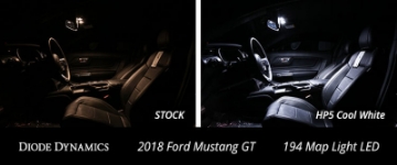 Picture of Diode Dynamics 18-19 Mustang Stage 2 Mustang Interior LED Light Kit - Cool - White
