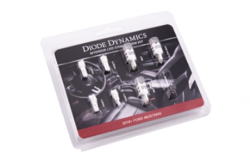 Picture of Diode Dynamics 18-19 Mustang Stage 1 Mustang Interior LED Light Kit - Cool - White
