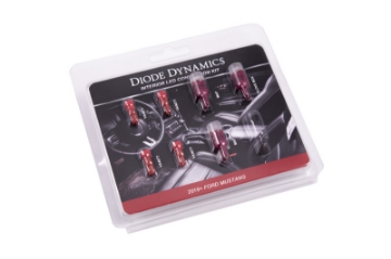 Picture of Diode Dynamics 18-19 Mustang Stage 2 Mustang Interior LED Light Kit - Red