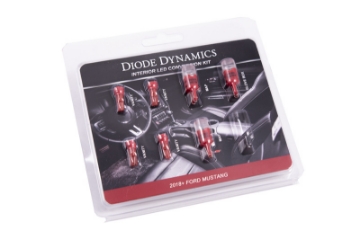 Picture of Diode Dynamics 18-19 Mustang Stage 1 Mustang Interior LED Light Kit - Red