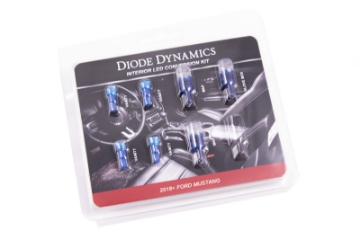 Picture of Diode Dynamics 18-19 Mustang Stage 1 Mustang Interior LED Light Kit - Blue