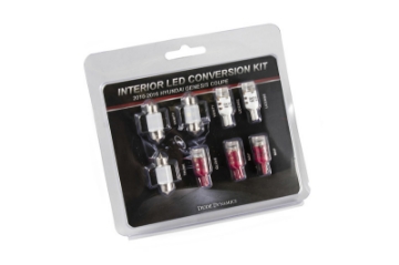 Picture of Diode Dynamics 10-16 Hyundai Genesis Coupe Interior Kit Stage 2 - Red