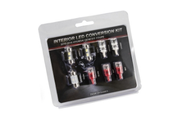Picture of Diode Dynamics 10-16 Hyundai Genesis Coupe Interior Kit Stage 1 - Red