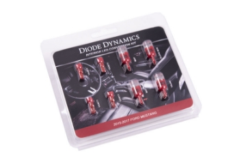 Picture of Diode Dynamics Mustang Interior Light Kit 15-17 Mustang Stage 2 - Red