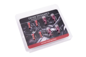 Picture of Diode Dynamics Mustang Interior Light Kit 15-17 Mustang Stage 1 - Red