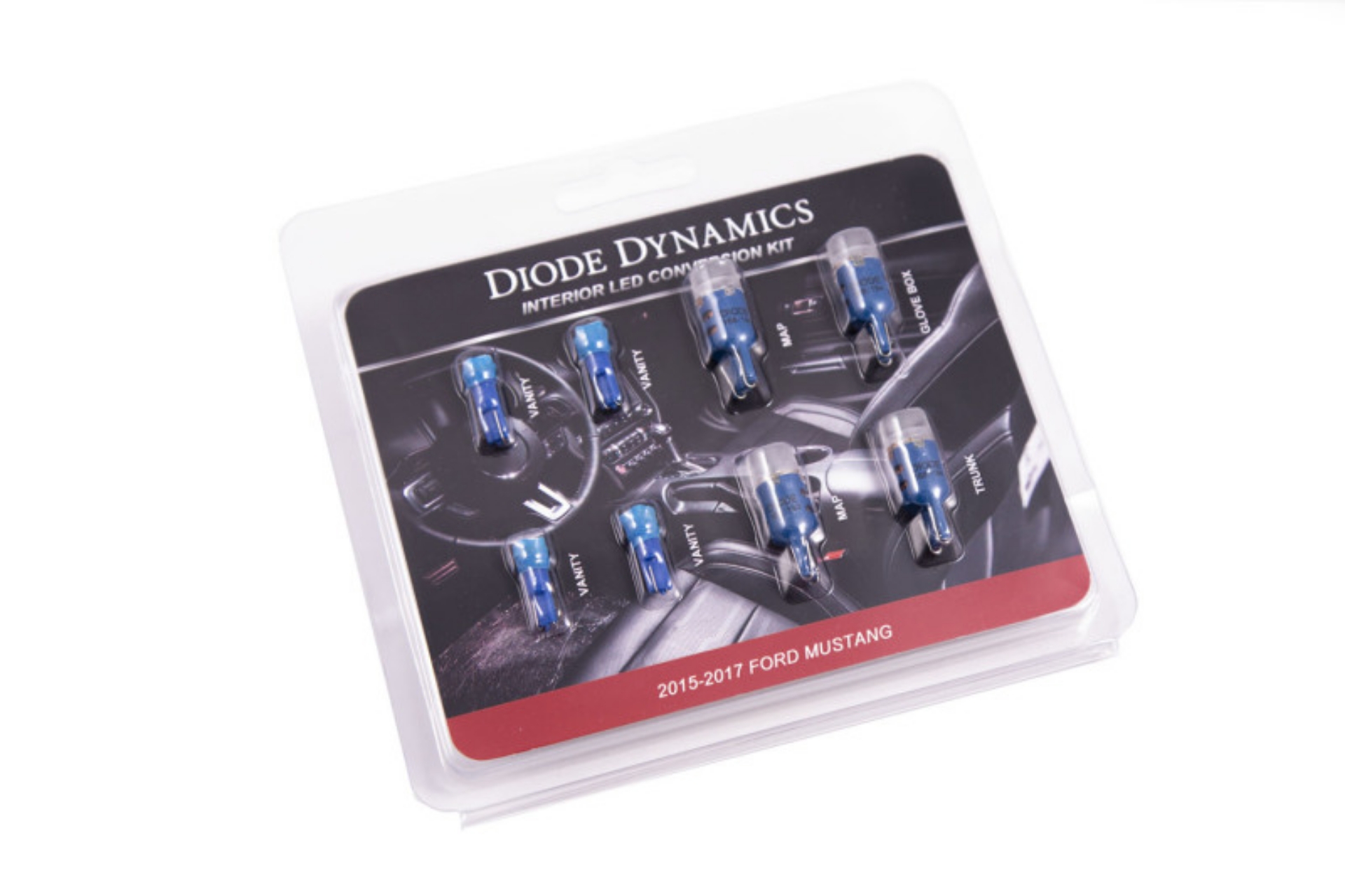 Picture of Diode Dynamics Mustang Interior Light Kit 15-17 Mustang Stage 2 - Blue