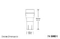 Picture of Diode Dynamics 74 SMD1 LED - Cool - White Set of 4