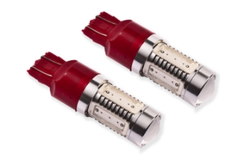 Picture of Diode Dynamics 7443 LED Bulb HP11 LED - Red Single