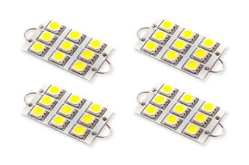 Picture of Diode Dynamics 44mm SML9 LED Bulb - Cool - White Set of 4