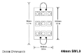 Picture of Diode Dynamics 44mm SML9 LED Bulb - Blue Set of 4