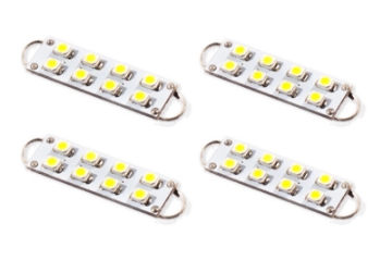 Picture of Diode Dynamics 44mm SML8 LED Bulb - Cool - White Set of 4