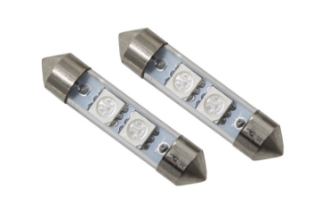 Picture of Diode Dynamics 39mm SMF2 LED Bulb - Blue Pair