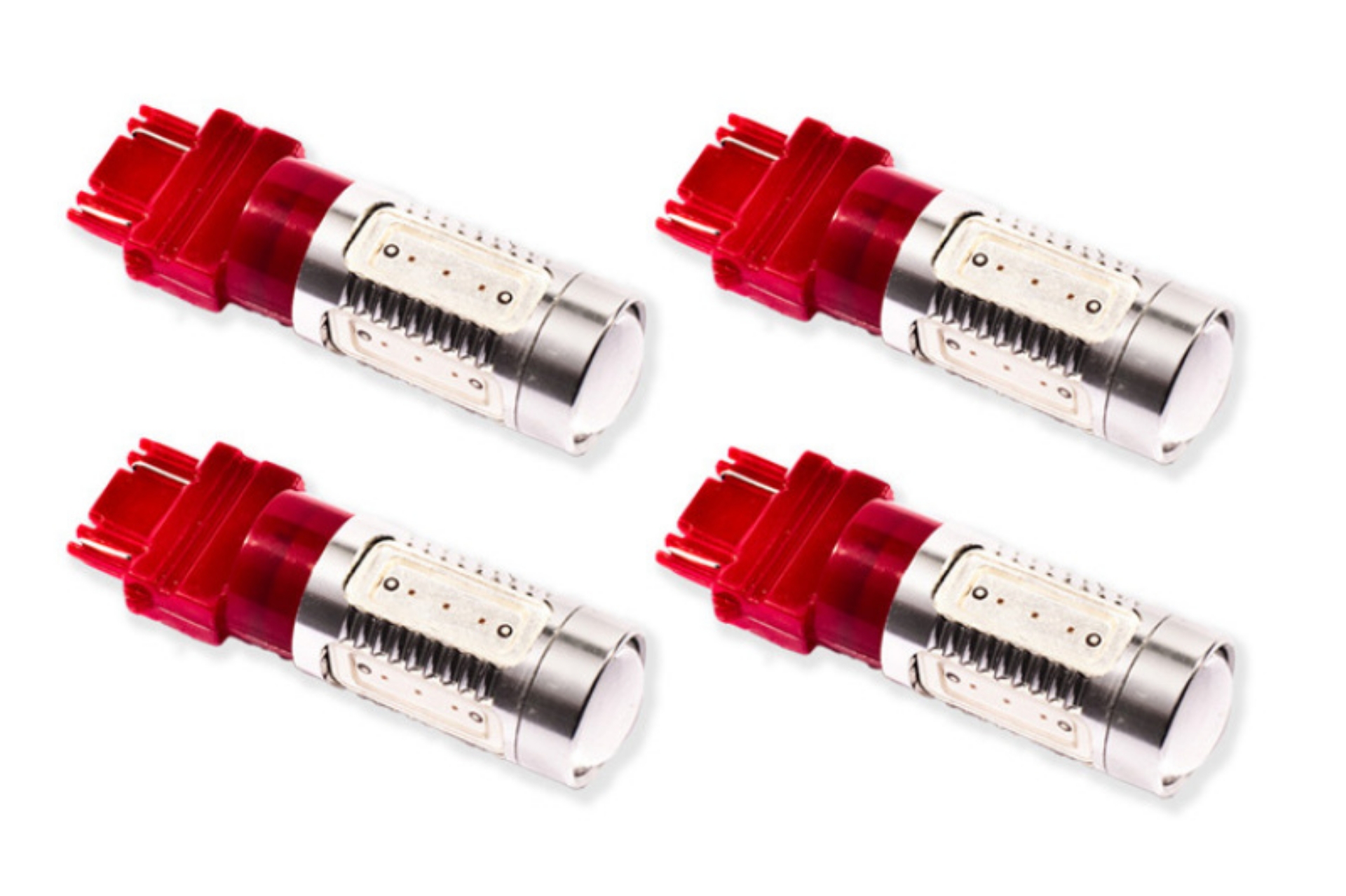 Picture of Diode Dynamics 07-13 GMC Sierra 1500 Rear Turn-Tail Light LED 3157 Bulb HP11 LED - Red Set of 4
