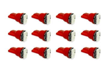 Picture of Diode Dynamics 194 LED Bulb SMD2 LED - Red Set of 12