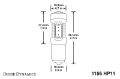 Picture of Diode Dynamics 1156 LED Bulb HP11 LED - Amber Pair
