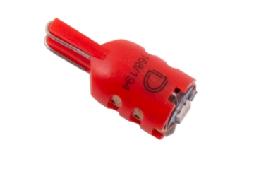 Picture of Diode Dynamics 194 LED Bulb HP5 LED - Red Short Single